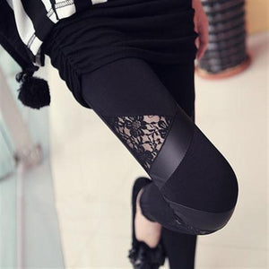 2019 Women Faux Leather Sexy Black Leggings Leggin Plus Size Girl Pants Patent Leggings Free Shipping