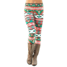 Load image into Gallery viewer, Women Snowflake Christmas Deer Print Leggings Girl Winter Legging Bottoms  Clothing Jeggings Large Size