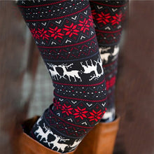 Load image into Gallery viewer, Women Snowflake Christmas Deer Print Leggings Girl Winter Legging Bottoms  Clothing Jeggings Large Size