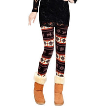 Load image into Gallery viewer, Women Snowflake Christmas Deer Print Leggings Girl Winter Legging Bottoms  Clothing Jeggings Large Size