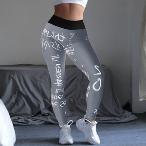 Sexy High Aaist Breathable Leggings Polyester Ankle-Length Pants Workout Legging Fashion Women Standard Fold Push Up Leggings