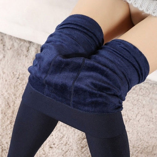 Winter Leggings Women's Warm Leggings High Waist Thick Velvet Legging Solid All-match Leggings Women