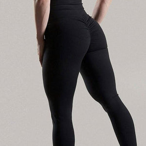 Fashion Breathable Solid High Waist Push Up Leggings Women Sexy